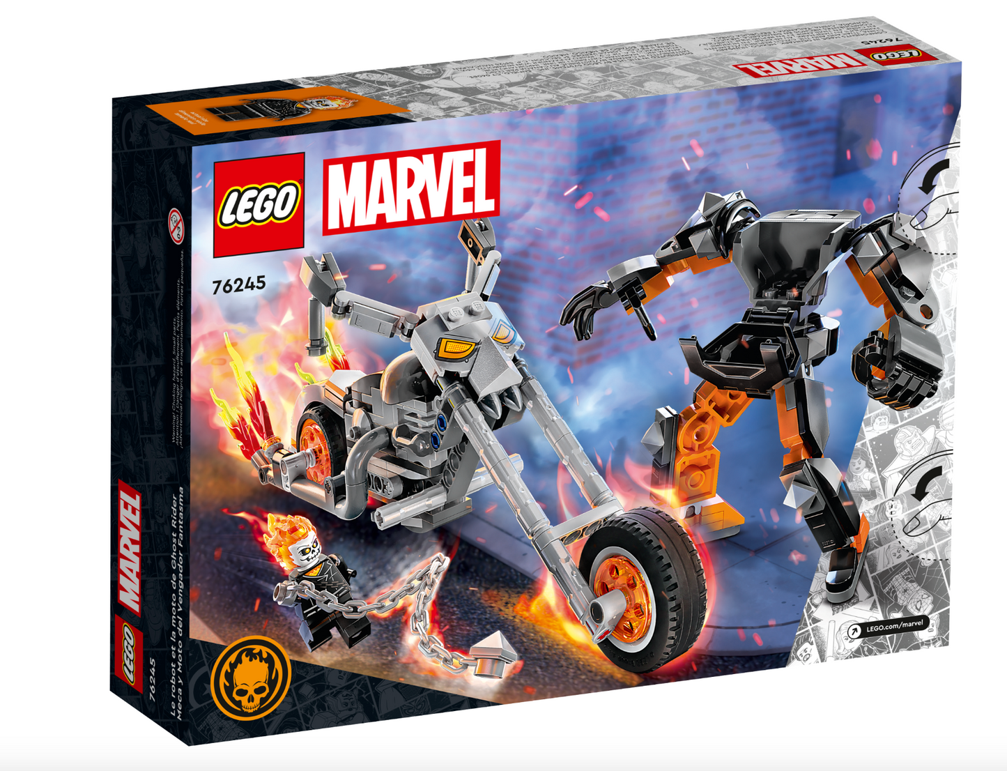 LEGO MARVEL - 76245 - Le robot et la moto Ghost Rider