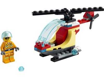 LEGO CITY - 30566 - L'hélicoptère de pompiers
