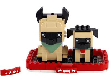 LEGO Brickheadz - 40440 - Pets German Shepherd - Boîte Endommagée