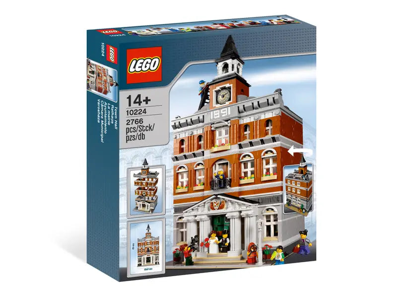 LEG Creator Expert - 10224 - Town Hall - USAGÉ / USED
