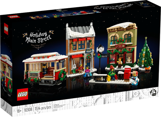 LEGO Winter village collection - 10308 - Holiday Main Street - USAGÉ / USED