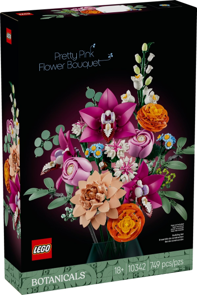 LEGO Botanicals - 10342 - Pretty Pink Flower Bouquet