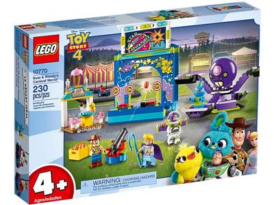 LEGO Toy Story 4 - 10770 - La folie du carnaval de Buzz et Woody !