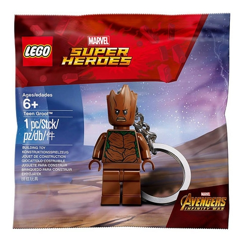 LEGO Marvel PROMO - 5005244 - Porte-clés Teen Groot POLYBAG