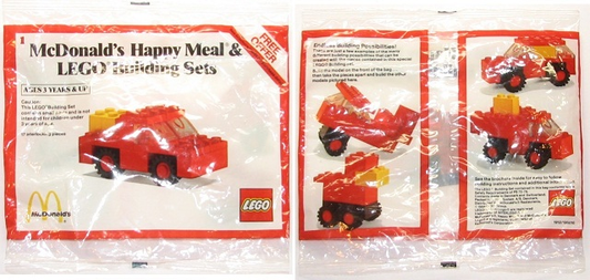 LEGO  Universal Building - 1912 - Building Set A, Car polybag