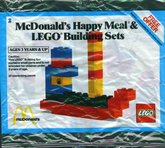 LEGO  Universal Building - 1913 - Building Set B, Boat polybag