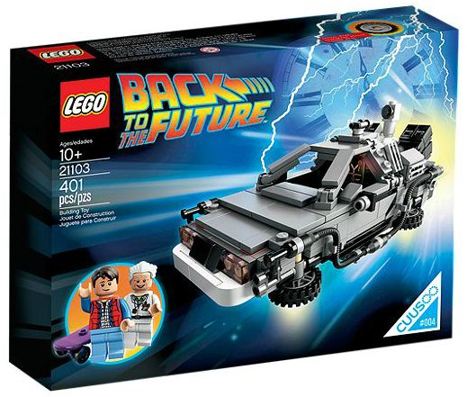 21103 LEGO - CUUSOO - 21103 - The DeLorean Time Machine – Cards and Bricks