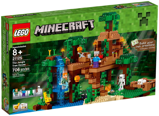 LEGO Minecraft - 21125 - The Jungle Tree House - BOITE ENDOMMAGÉE