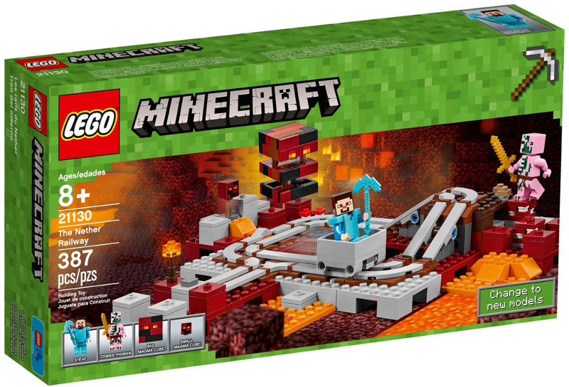 LEGO - Minecraft - 21130 - Le chemin de fer du Nether