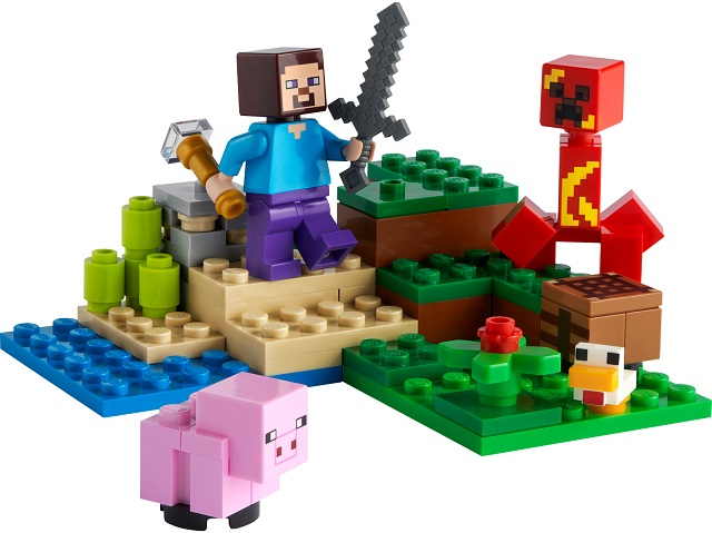 LEGO - Minecraft - 21177 - L'embuscade du Creeper USAGÉ / USED