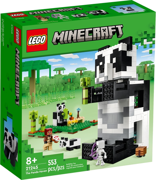 LEGO - Minecraft - 21245 - Le refuge des pandas - USAGÉ/USED