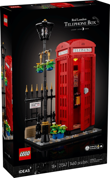 LEGO IDEAS - 21347 - Red London Telephone Box - Boîte Endommagée