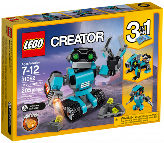 LEGO Creator - 31062 - Robo Explorer - BOITE OUVERTE SACS SCELLÉS