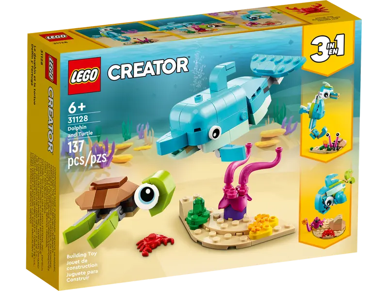 LEGO Creator - 31128 - Dauphin et tortue