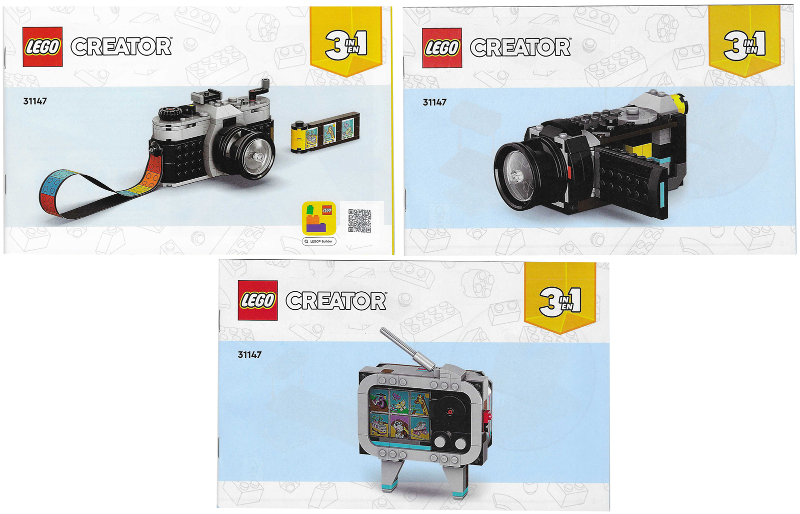 LEGO Creator - 31147 -  Retro Camera 3 in 1