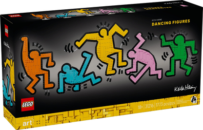 LEGO Art - 31216 - Keith Haring - Dancing Figures - Boîte Endommagée