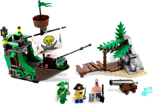 LEGO Spongebob Squarepants - 3817 - The Flying Dutchman - USED/USAGÉ