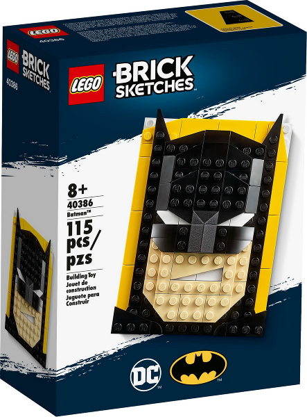 LEGO Brick Sketches - 40386 - Batman - USAGÉ / USED