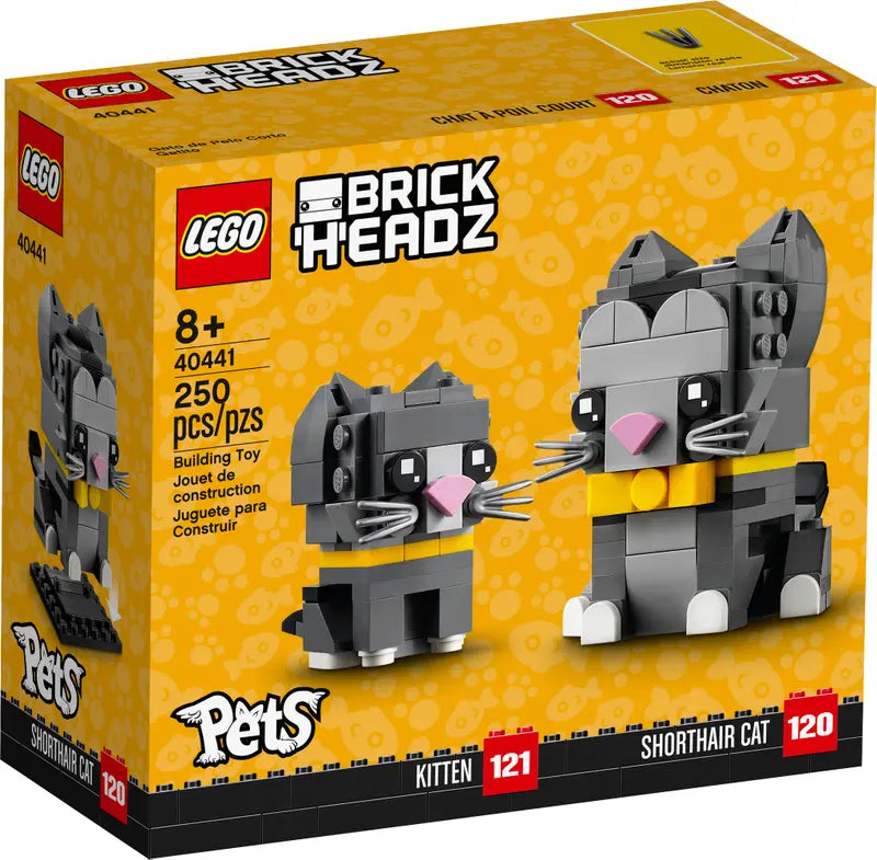 LEGO BrickHeadz - 40441 - Chats à poils courts - USAGÉ / USED