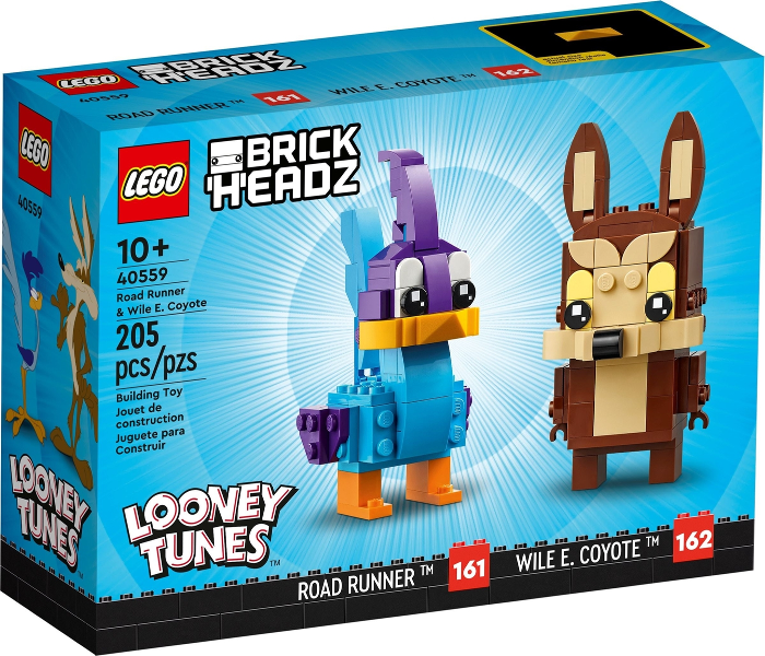 LEGO BrickHeadz - 40559 - Road Runner &amp; Wile E. Coyote - USAGÉ / USED