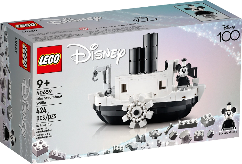 LEGO Disney - 40659 - Mini bateau à vapeur Willie
