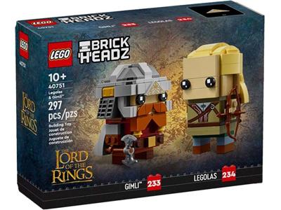 LEGO Brickheadz - 40751 - The Lord of the Rings Legolas & Gimli