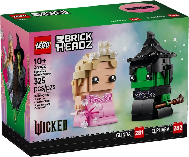 LEGO Brickheadz Wicked - 40794 - Elphaba & Glinda
