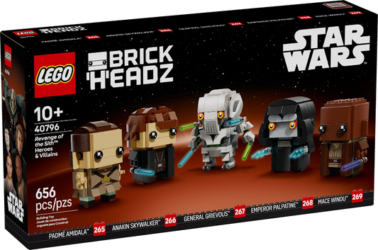 LEGO Brickheadz - 40796 - Revenge of the Sith Heroes & Villains