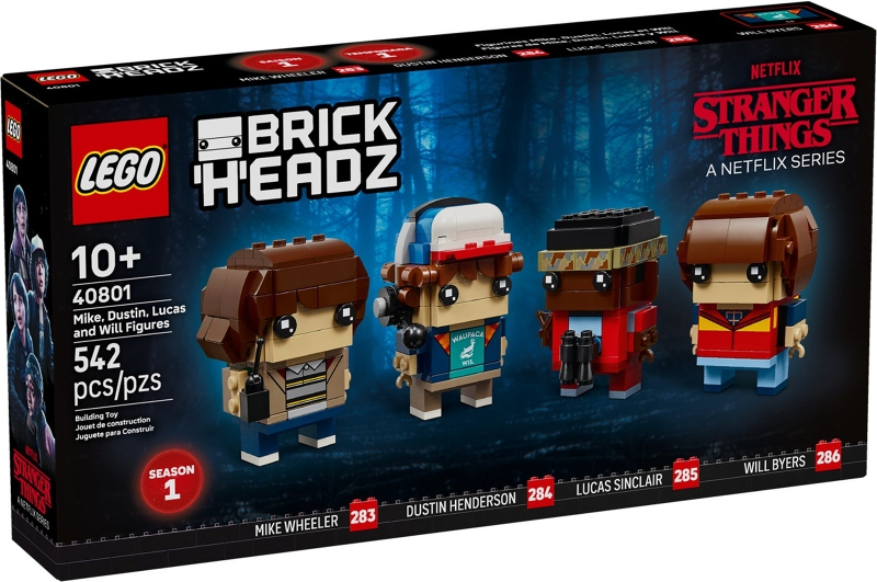 LEGo Brickheadz - 40801 - Mike, Dustin, Lucas and Will Figures