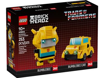 LEGO Brickheadz Transformers - 40804 - Bumblebee Robot & Vehicle