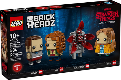 LEGO Brickheadz Stranger Things - 40879 - Eleven, Max, Demogorgon and Holly Figures