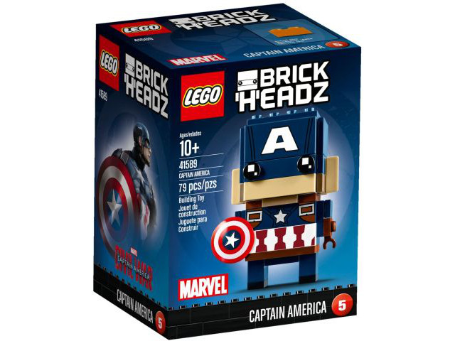 LEGO Brick Headz - 41589 - Captain America