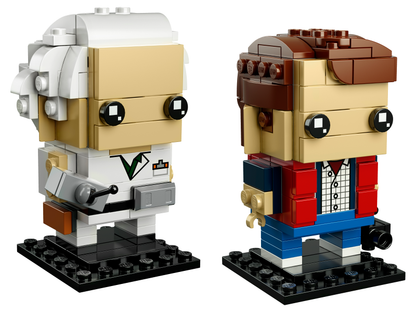 LEGO BrickHeadz - 41611 - Marty McFly & Doc Brown
