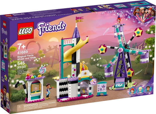LEGO - Friends - 41689 - Grande roue et toboggan magiques