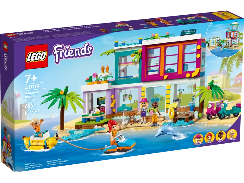 LEGO Friends - 41709 - Vacation Beach House - BOITE ENDOMMAGÉE