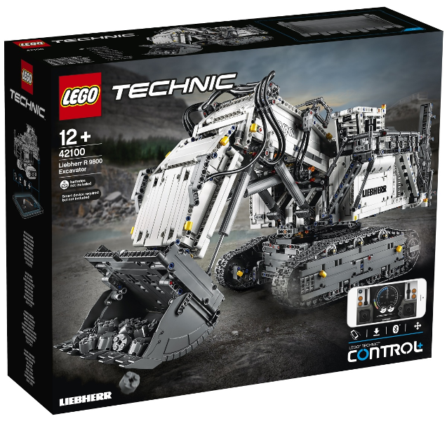 LEGO - Technic - 42100 - Liebherr R 9800 Excavator - BOITE ENDOMMAGÉE