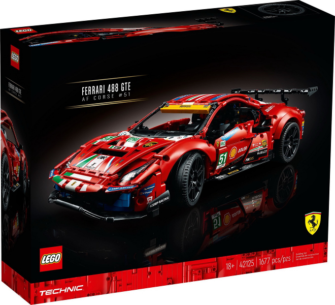 LEGO Technic - 42125 - Ferrari 488 GTE AF CORSE #51 - USAGÉ / USED