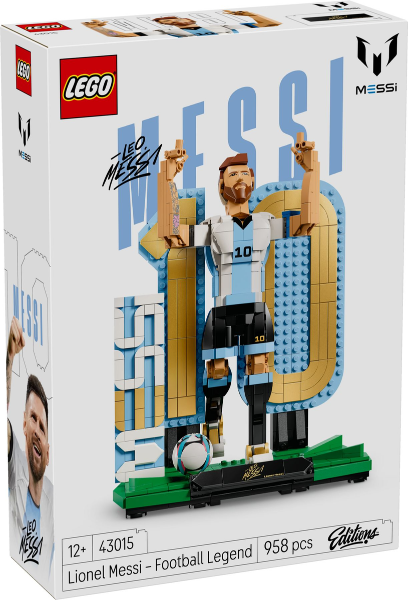 LEGO Editions - 43015 - Lionel Messi - Soccer Legend - Boîte Endommagée