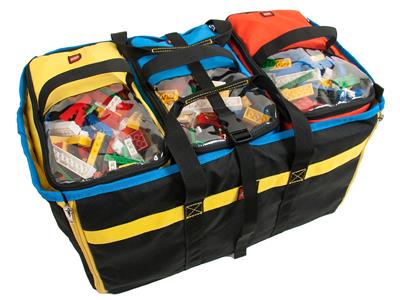Produits sous licence LEGO - 5005538 - Sac fourre-tout et tapis de jeu emblématiques 4 pièces