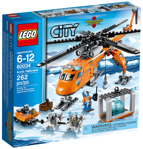 LEGO - City - 60034 - Hélicrane arctique - USAGÉ / USED