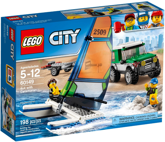 LEGO - City - 60149 - 4x4 With Catamaran - OPEN BOX SEALED BAGS