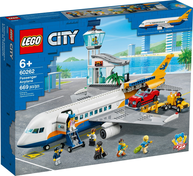 LEGO CITY - 60262 - Passenger Airplane - USED / USAGÉ