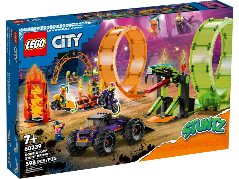 LEGO City - 60339 - Arène de cascades à double boucle