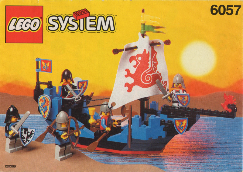 LEGO System - 6057 - Serpent de mer - USAGÉ / USED
