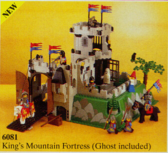 LEGO - Legoland - 6081 - Forteresse de King's Mountain - USAGÉ / USED