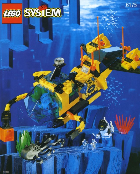 LEGO - Système - 6175 - Sous-marin Crystal Explorer - USAGÉ / USED