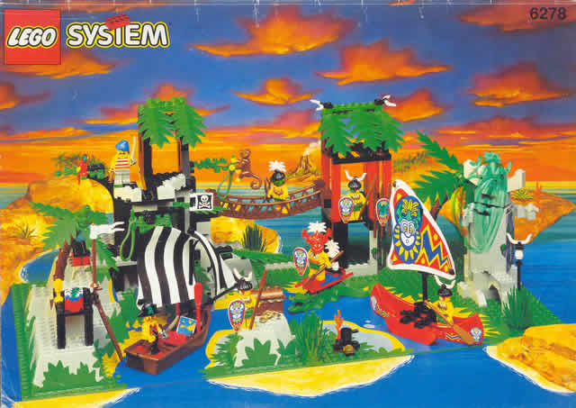 LEGO System - 6278 - Enchanted Island - USAGÉ / USED – Cards and Bricks