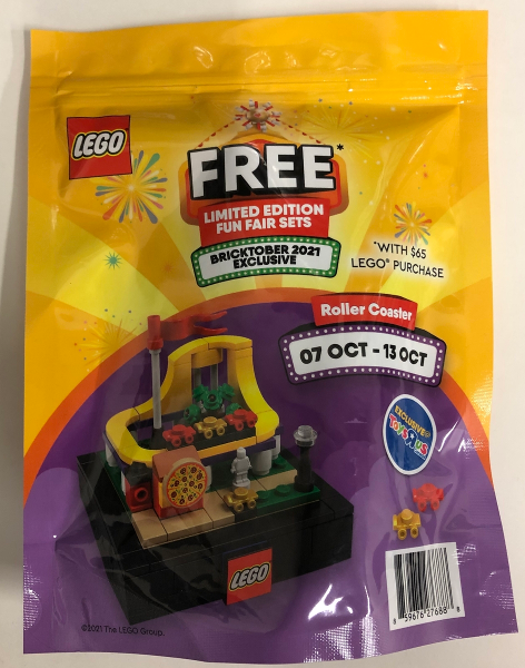 LEGO Promo - 66651 - Bricktober Fairground Set 2/4 - Montagnes russes (exclusivité Toys "R" Us 2021) {Sortie canadienne}