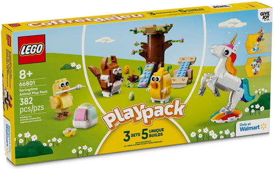 LEGO Creator - 66801 - Mixed Bundle Pack, Play Pack (Sets 30690, 31140, and 40709) - Springtime Animal Play Pack