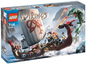 LEGO Vikings - 7018 - Viking Ship challenges the Midgard Serpent - USAGÉ / USED
